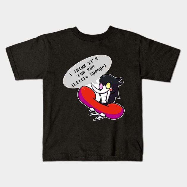 Spamton Kids T-Shirt by Magi 